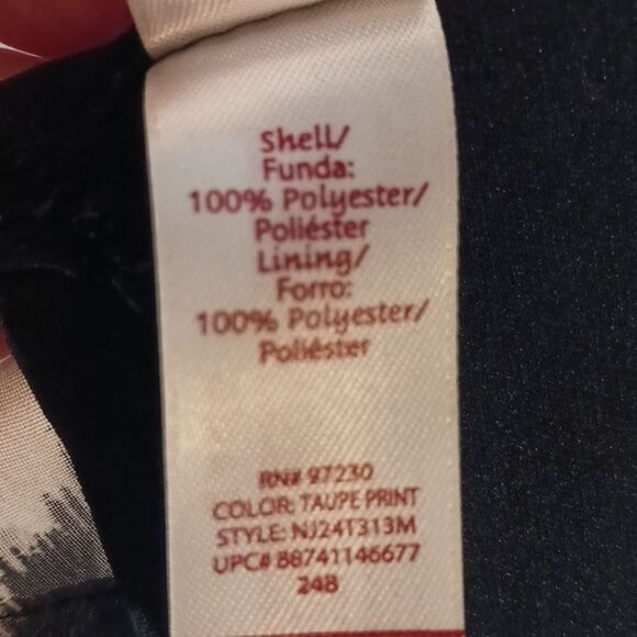 Off The Shoulder Maxi Dress Chevron Stripe Sheer Ruffled Lined Tan Black Size M - Picture 6 of 10